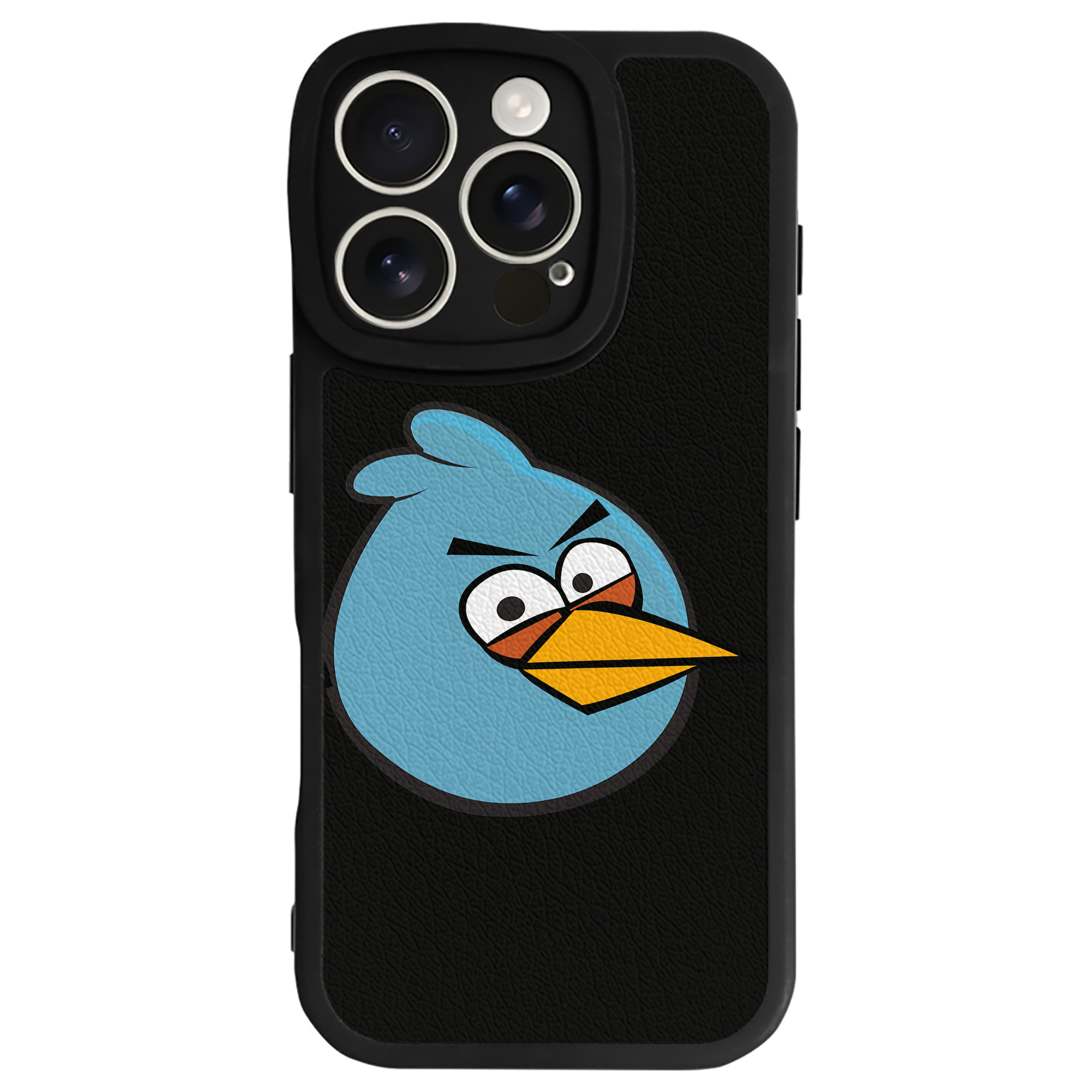 （画像用） Angry Birds アングリーバード 【iPhone 16シリーズ対応】シリコンスマホケース（レザー調） 材質：シリコン